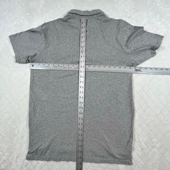 Kuhl Wildfibre Cotton Gray Short Sleeve Polo Shirt Men’s Sz Md - Picture 7 of 7